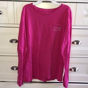 Pink Vineyard Vines Long sleeve Tee